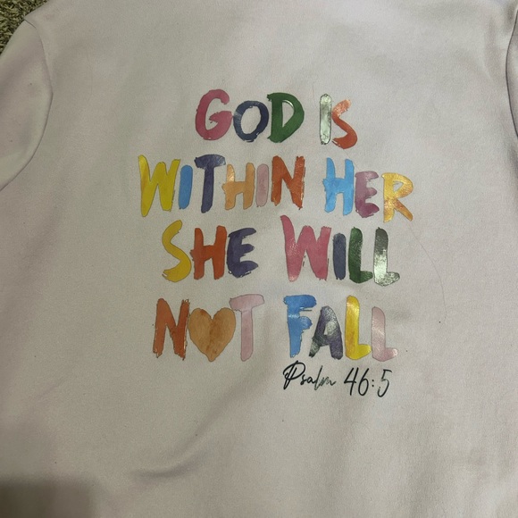 SHEIN Purple Sweatshirt Hoodie - Picture 2 of 3